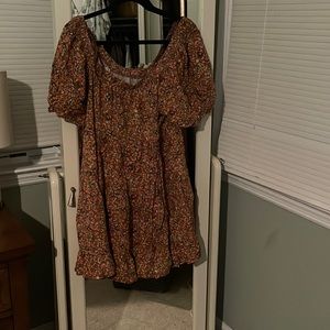 Wild fable floral fall dress